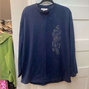 Z. Cavaricci Super Vintage Long Sleeve Cottom T-Shirt